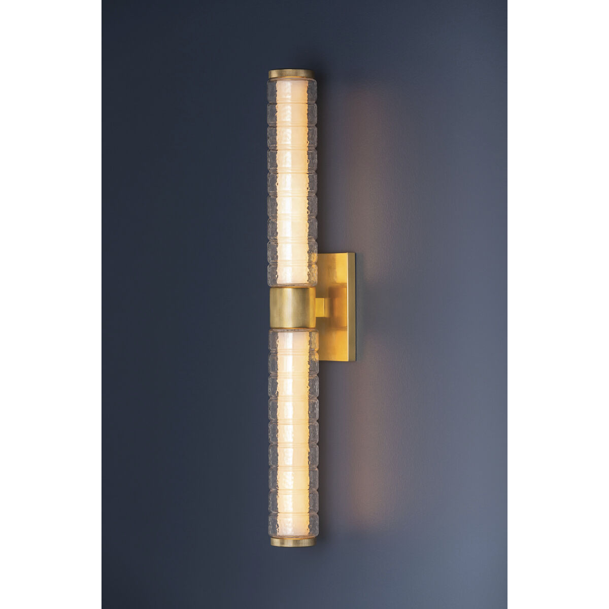 Castor LED 4.25 inch Aged Brass Bath and Vanity Wall Light