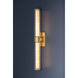 Castor LED 4.25 inch Aged Brass Bath and Vanity Wall Light