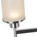 Perch LED 31 inch Brushed Steel Vanity Light Wall Light