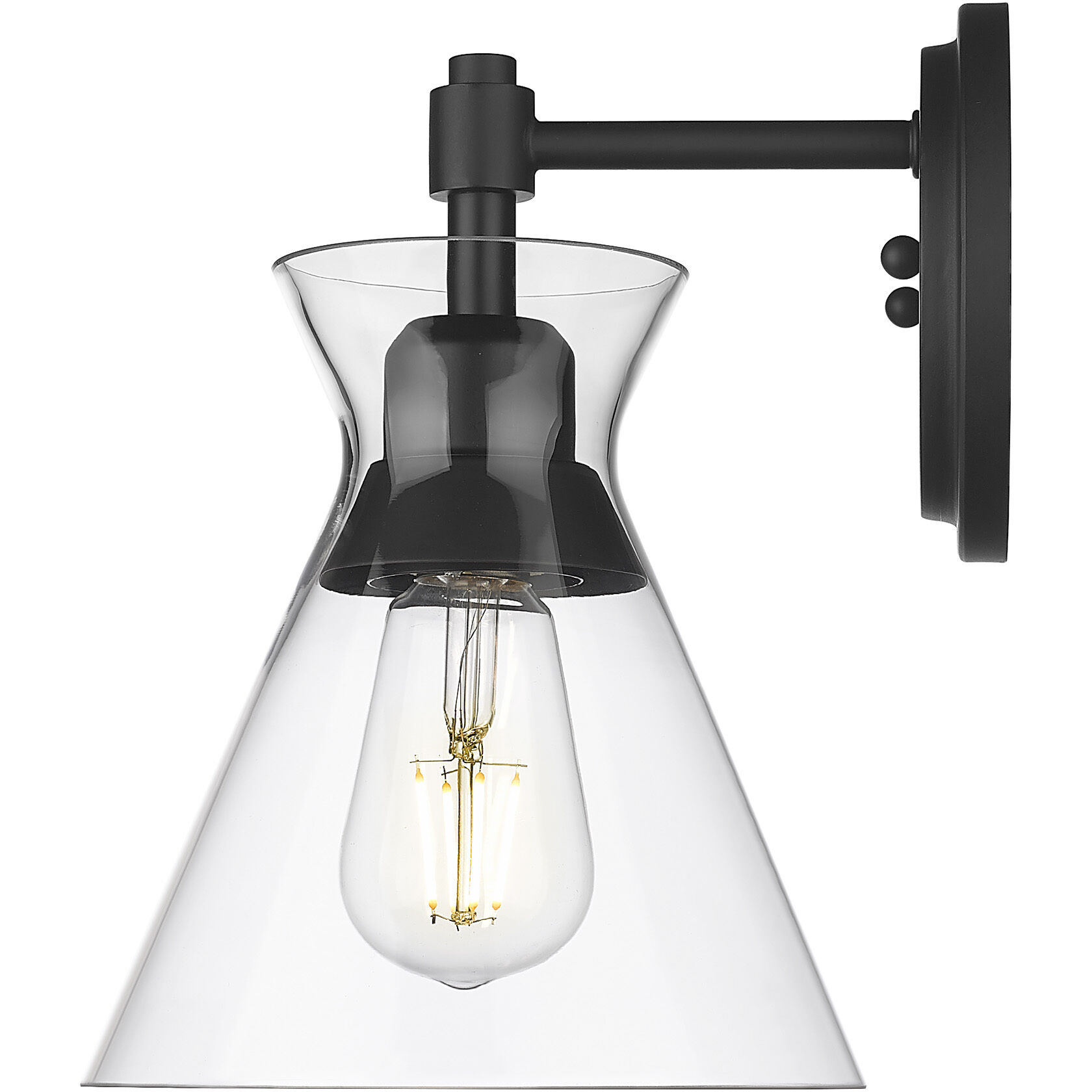 Malta 1 Light 7.25 inch Matte Black Wall Sconce Wall Light