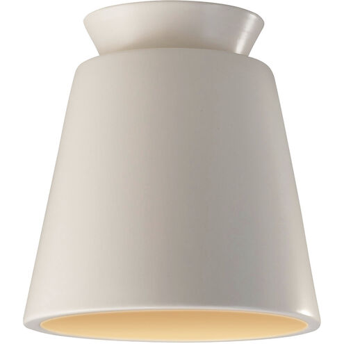 Radiance Collection 1 Light 7.5 inch Matte White/Champagne Gold Flush-Mount Ceiling Light