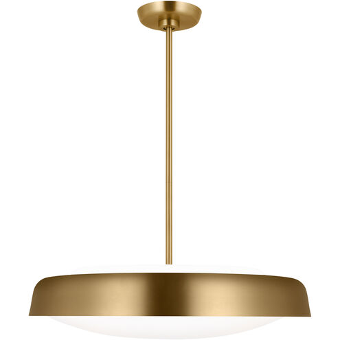 kate spade new york Draper 3 Light 22 inch Burnished Brass Pendant Ceiling Light