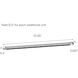 Swivled LED 13.13 inch White Linear Ceiling Light in 3000K, High Power