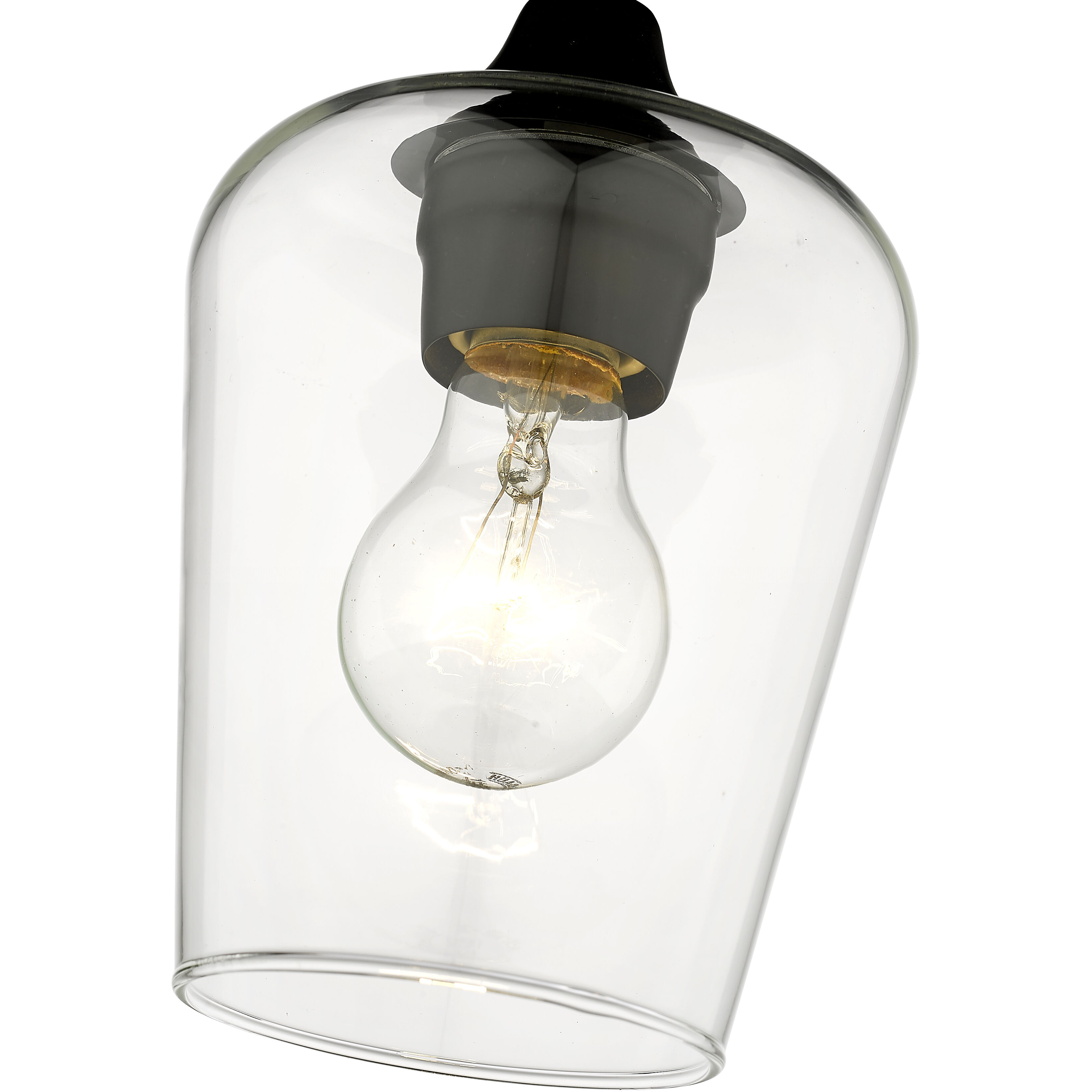 Joliet 1 Light 5.5 inch Matte Black Flush Mount Ceiling Light