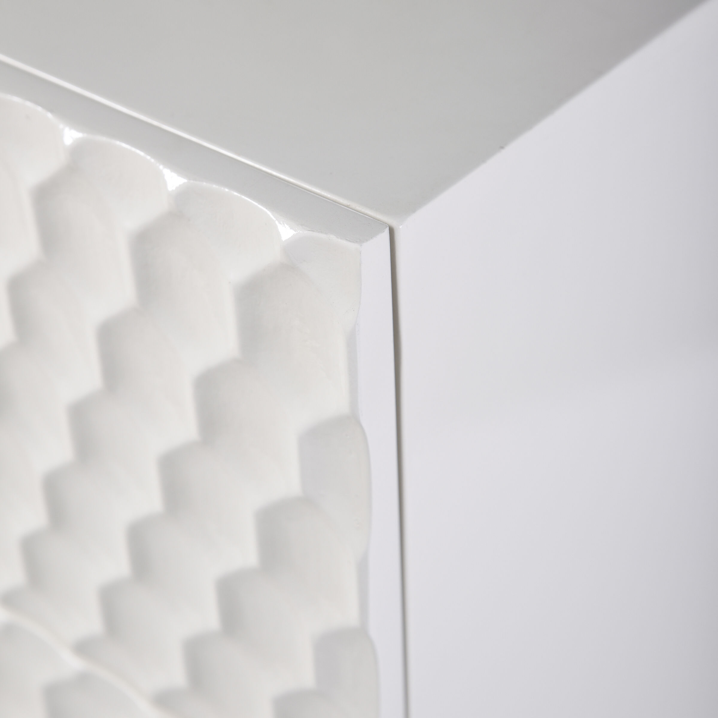 Lexi Cream and Gold Dresser