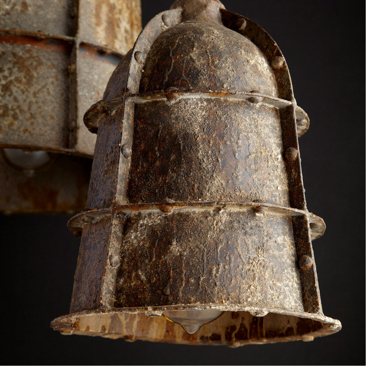 Rusto 1 Light 10 inch Rustic Pendant Ceiling Light, Large