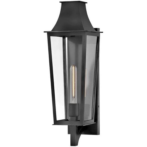 Coastal Elements Georgetown 1 Light 21.75 inch Black Outdoor Wall Mount