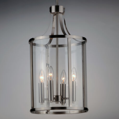 Sentinel 4 Light 12 inch Satin Nickel Single Pendant Ceiling Light