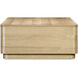 Round Off 55 X 30 inch Natural Coffee Table