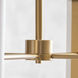 Drew & Jonathan Capalino 8 Light 30 inch Satin Brass Chandelier Ceiling Light