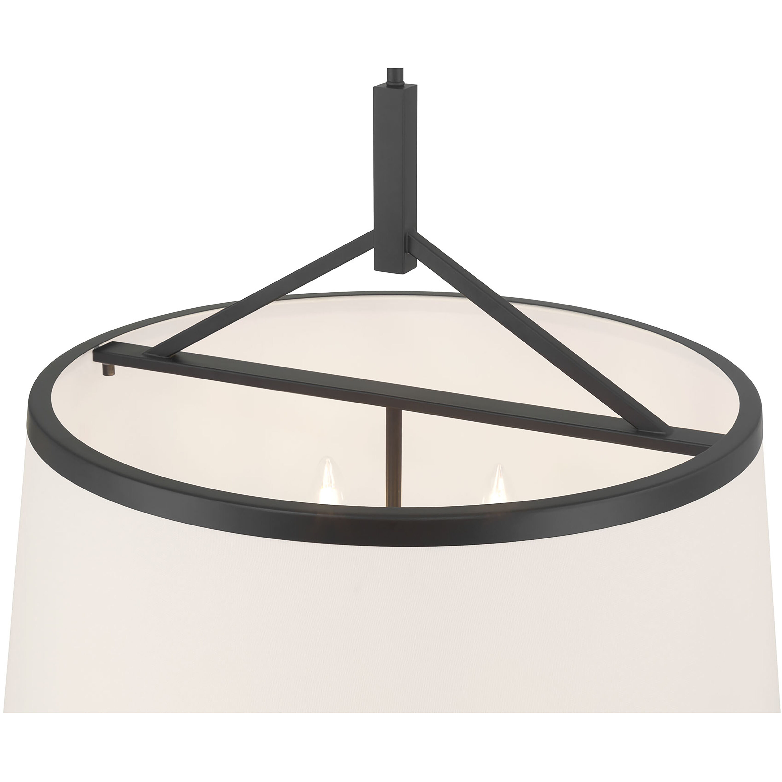 Montrine 6 Light 24 inch Matte Black Pendant Ceiling Light