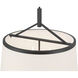 Montrine 6 Light 24 inch Matte Black Pendant Ceiling Light