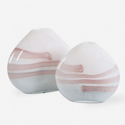 Blush 11.75 X 10.5 inch Vases, Set of 2