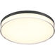 Vantage LED 11 inch Coal Flush Mount Ceiling Light, Outdoor
