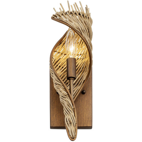 Flow 1 Light 5.5 inch Baguette Right Sconce Wall Light, Smithsonian Collaboration