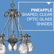 Plantation 5 Light 22.25 inch Polished Antique Nickel Indoor Chandelier Ceiling Light