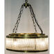 Petronas 4 Light 20.5 inch Antique Brass Chandelier Ceiling Light