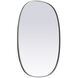Brynn 40 X 30 inch Silver Mirror in 30 x 40