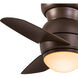 Spacesaver 26 inch Oil Rubbed Bronze Ceiling Fan