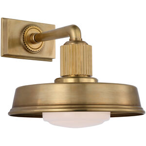 Chapman & Myers Ruhlmann LED 9 inch Antique-Burnished Brass Sconce Wall Light, Small