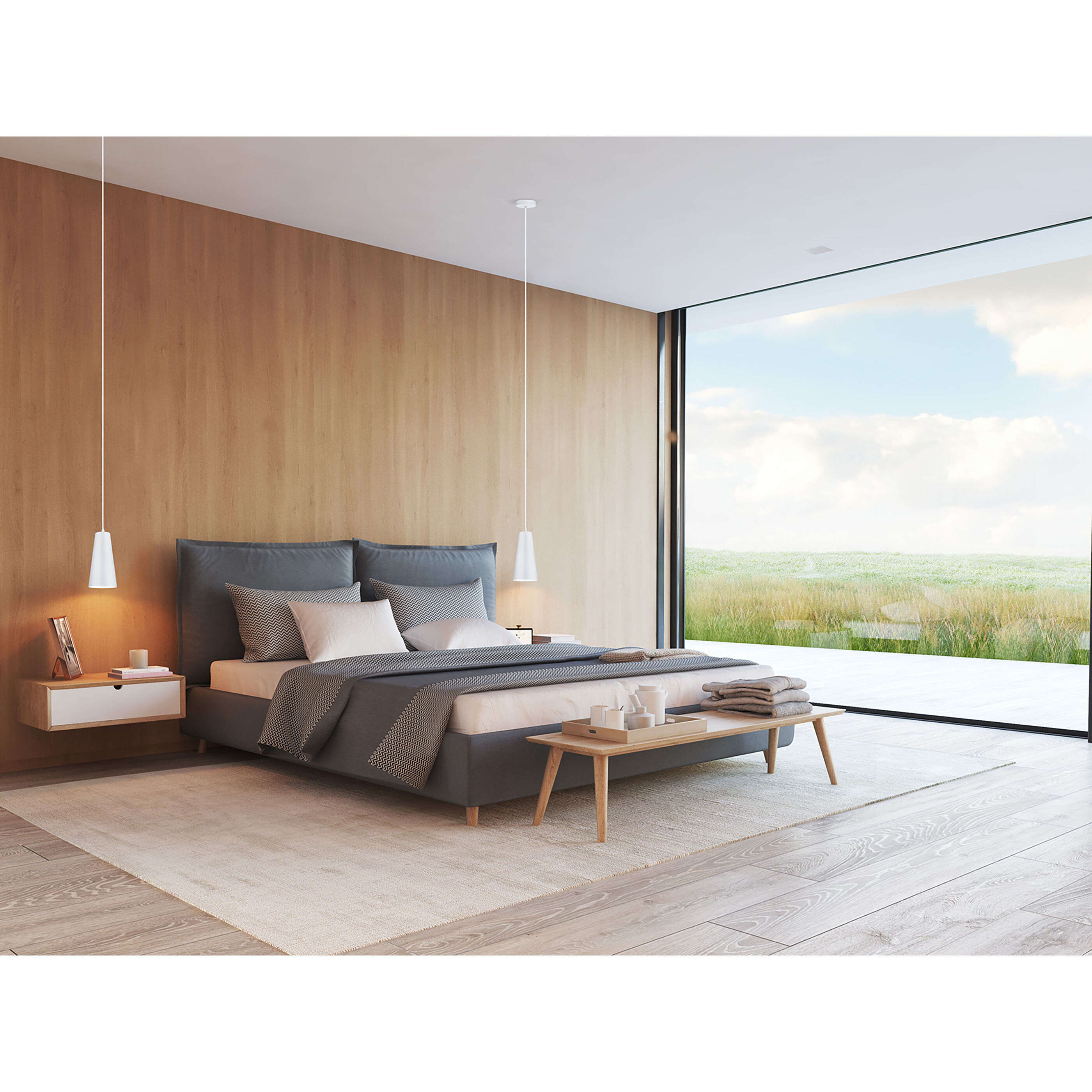 Pratella 1 1 Light 5.43 inch White Mini Pendant Ceiling Light