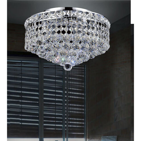 Luminous 3 Light 12 inch Chrome Flush Mount Ceiling Light