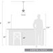 Duncan 1 Light 9 inch Matte Black Mini Pendant Ceiling Light, Small
