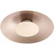 Yep Luma LED 11.75 inch French Gold Flush Mount Ceiling Light