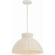 Reese 1 Light 16 inch Matte White Mini Chandelier Ceiling Light