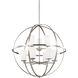 Alturas 9 Light 32.5 inch Brushed Nickel Chandelier Ceiling Light