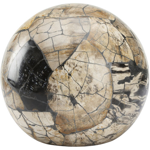 Gaia Brown Ball Decorative Object, Small