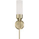 Devon 1 Light 5 inch Matte Brass Sconce Wall Light