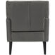 Valvet Grey and Black Single Sofa 