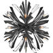 Vida LED 22 inch Brushed Graphite Chandelier Ceiling Light, Orb