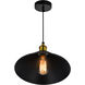 Brave 1 Light 10 inch Black Mini Pendant Ceiling Light