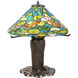 Alba 23.5 inch 75.00 watt Bronze Tiffany Table Lamp Portable Light