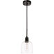 Codorus 1 Light 6 inch Black Pendant Ceiling Light