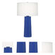 Mason 25.88 inch 150 watt Cobalt Glaze Table Lamp Portable Light