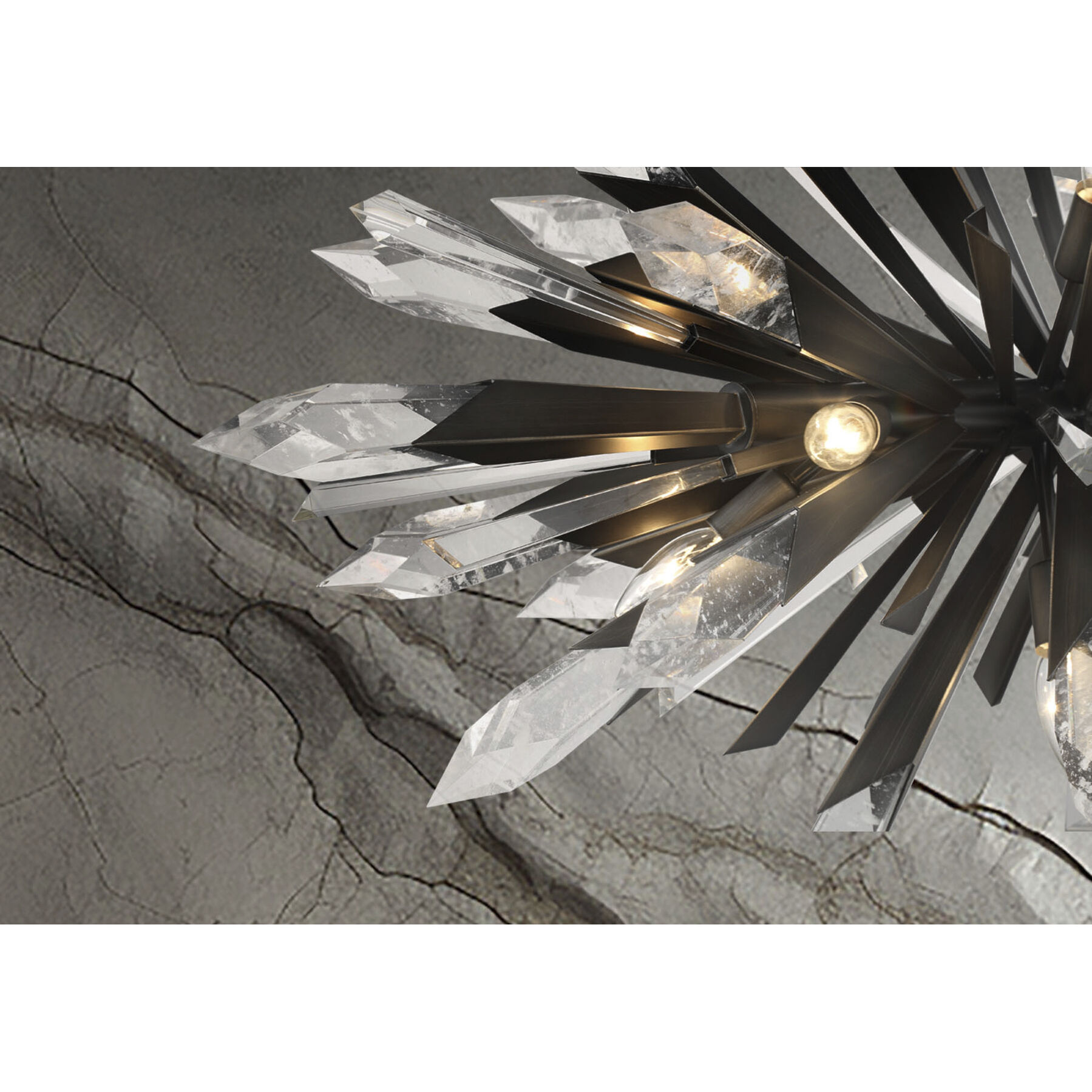 Elsa 12 Light 41.88 inch Midnight Graphite Pendant Ceiling Light