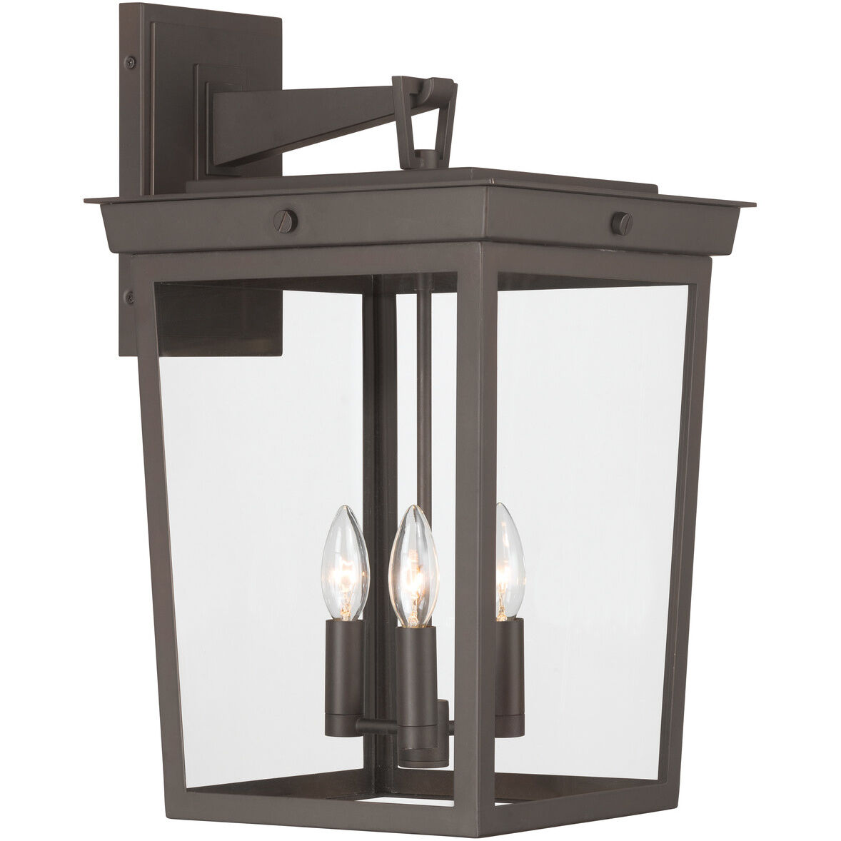 Belmont 3 Light 20 inch Twilight Bronze Outdoor Sconce