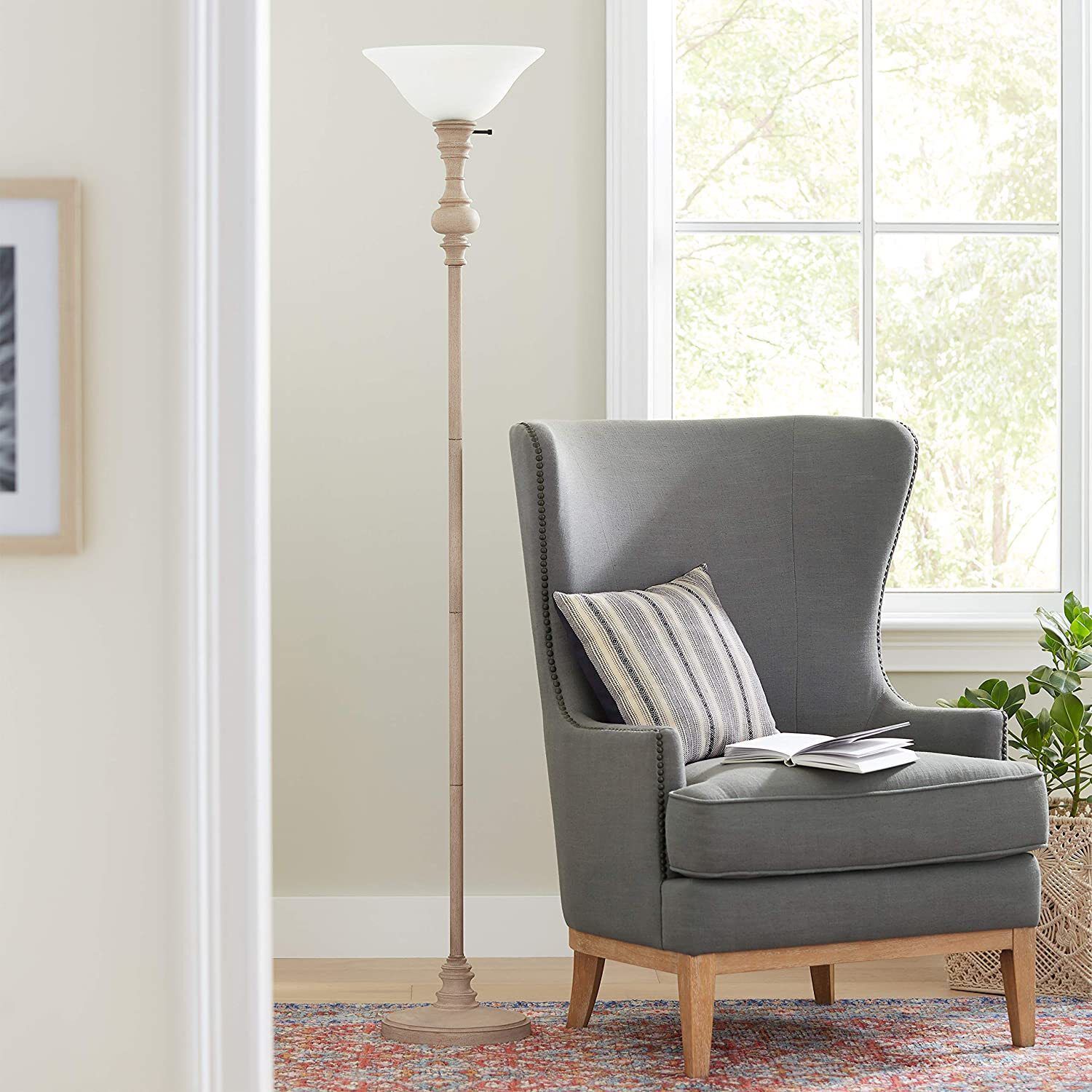 Adesso distressed gray vintage farmhouse table lamp hot sale