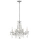Maria Theresa 5 Light 20 inch Polished Chrome Chandelier Ceiling Light in Clear Swarovski Strass
