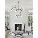 Cavoli 9 Light 79 inch Black Chandelier Ceiling Light