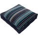 Maya 26 X 26 inch Navy/Sky Blue/White Pillow Cover