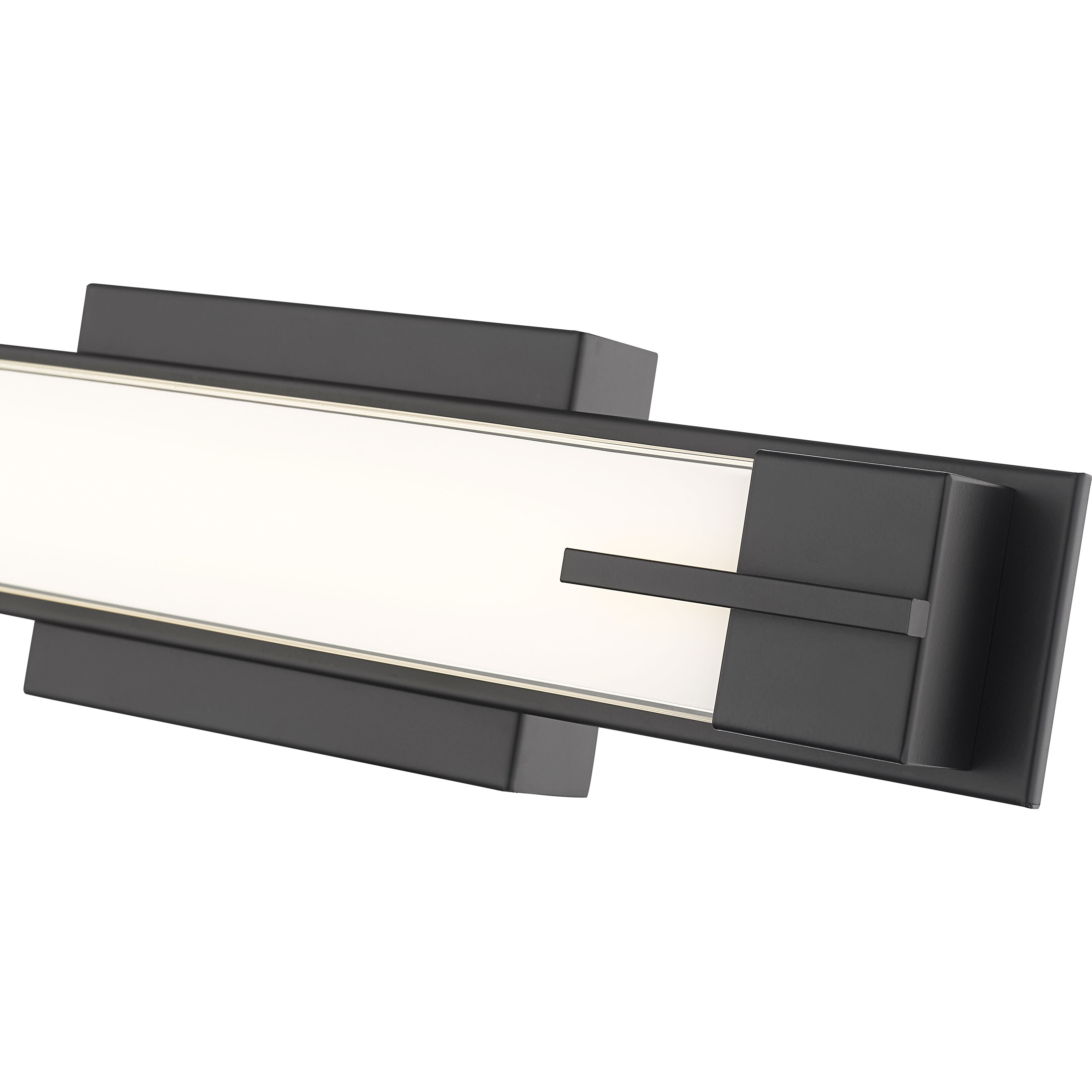 Chase LED 18 inch Matte Black Bath Vanity Light Wall Light