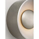 Anne-Marie Barton Umbra LED 8 inch Pewter and Alabaster Sconce Wall Light