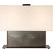 Horizon 20.6 inch 60.00 watt Oil Rubbed Bronze and Clear Steel Console Lamp Portable Light