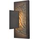 Meld 1 Light 14.5 inch Charcoal Black Outdoor Sconce