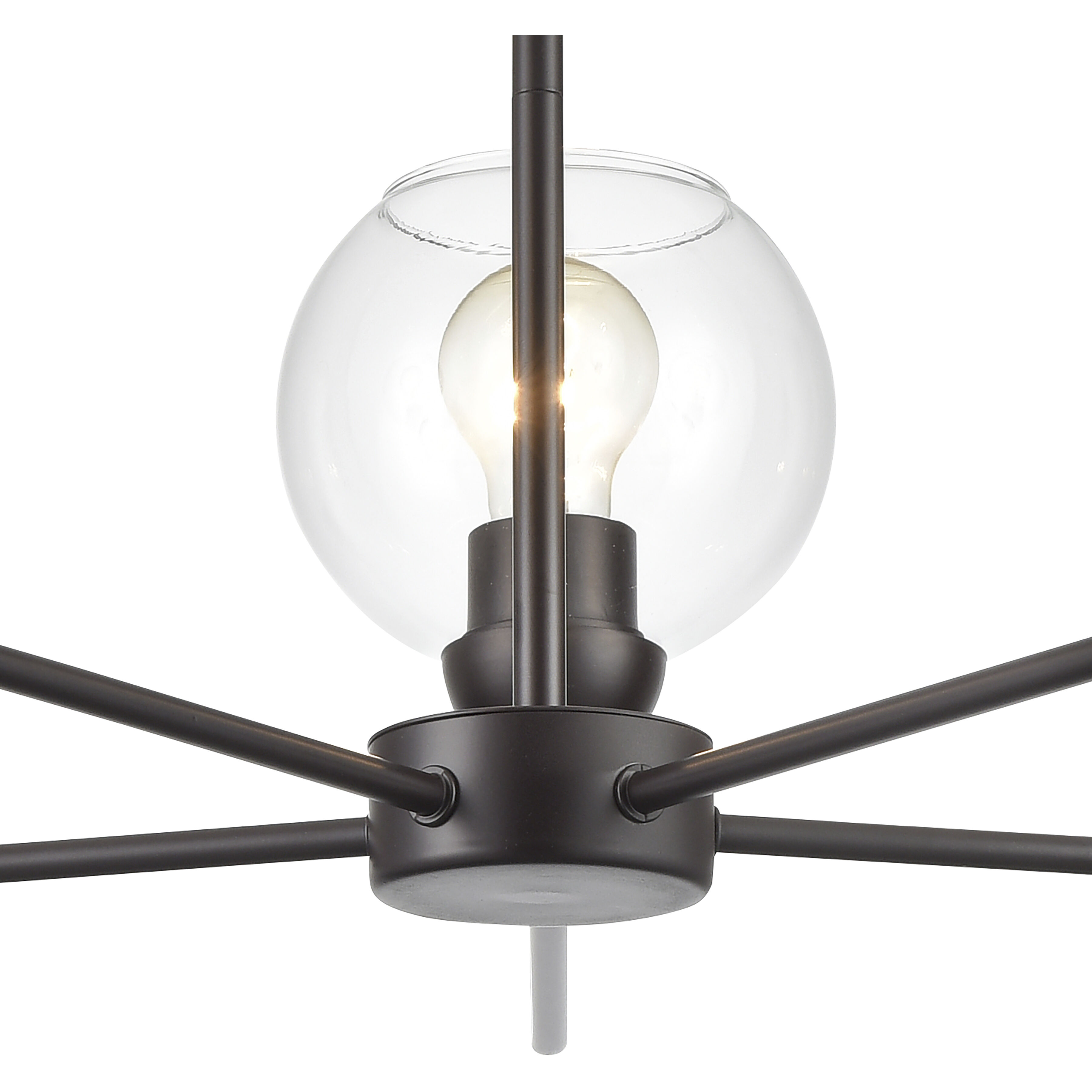 Boman 5 Light 28 inch Oil Rubbed Bronze Chandelier Ceiling Light