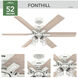 Fonthill 52 inch Fresh White with Light Oak/Fresh White Blades Ceiling Fan